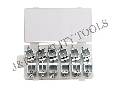 12 Pc Butt Welding Clamps Weld Sheet Metal Auto Car Truck Door Skin Panel Fender • $19.95