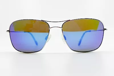 Maui Jim Silver Tortoise Wiki Wiki Sunglass MJ-246-17 59-17-120 Blue Lens 7988 • $74.99