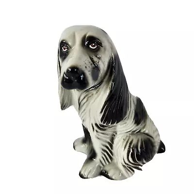 Vintage Basset Hound Porcelain Dog Figurine Made In Brazil 6.5 Inch Tall • $19.99