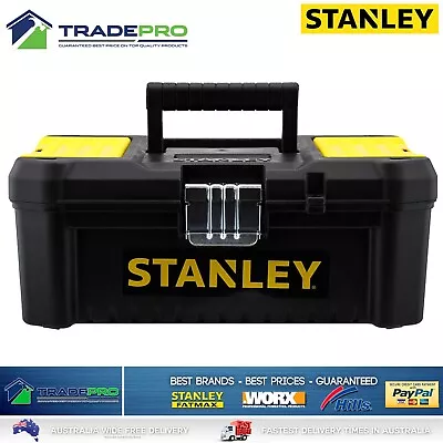 Stanley® Tool Chest Box 32cm Lockable Storage Toolbox Metal Latches & Orgainiser • $26