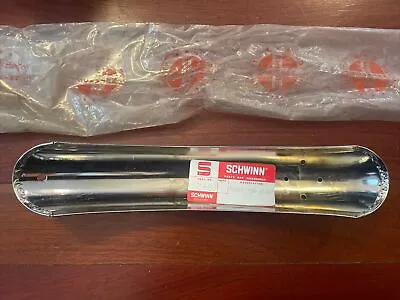 Vintage New-Old-Stock SCHWINN Chrome Rear Fender  20 MDWT  • 52663.  (NJ) • $40