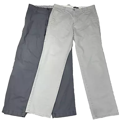 Lot Of 2 Dockers Men's Pants Size 33 Mid Rise Pockets • $24.99