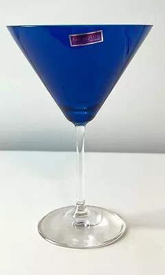 Marquis By Waterford Vintage Jewels Verre Replacement Blue Martini Glass • $25