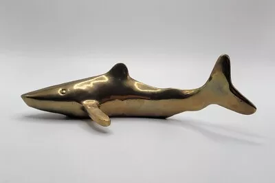 Vintage Brass Shark 7  Long Paperweight  • $39