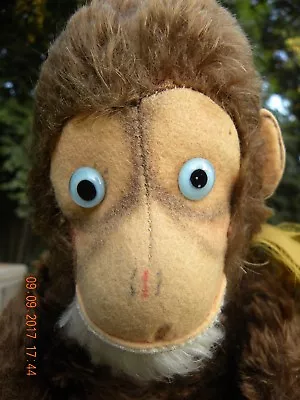 Antique Herman Mohair Monkey • $42