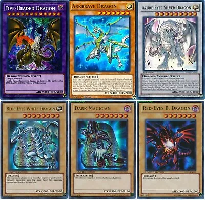 Five-Headed Dragon Secret Ultra Fusion ArkBrave Blue+ Five 5 Dragons Set YUGIOH • $19.99