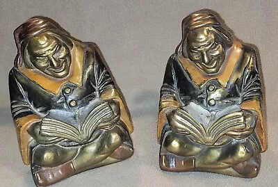 Jolly Friar Bookends Solid Bronze New York City • $200