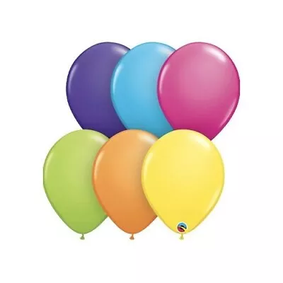$15 • Buy 100 Pcs Qualatex 5 Inch/12 Cm Tropical Assortment Latex Balloons