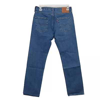 Levis Mens Lot 501 0115 OG Button Fly Straight Leg Stretch Denim Jeans 32 X 32 • $42.24