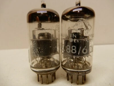 $120 • Buy Telefunken 6DJ8 Vacuum Tubes Fair Graphics Testing 87/87% 80/83% 