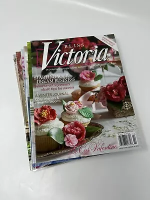 Lot 6 Victoria Bliss Magazine Back Issues Featuring Women's Entrepreneurs 2018 • $30