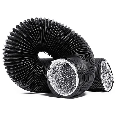 £16 • Buy Aluminium Combi Ducting PVC Coated Flexible Air Ventilation Tubing Foil Fan Pipe