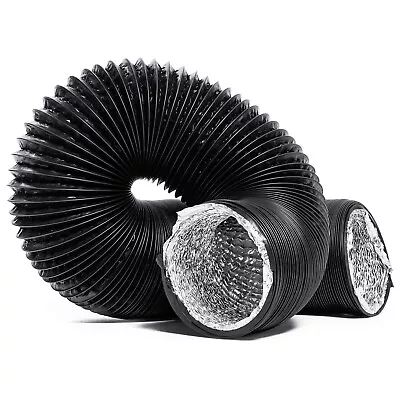 Aluminium Combi Ducting PVC Coated Flexible Air Ventilation Tubing Foil Fan Pipe • £65