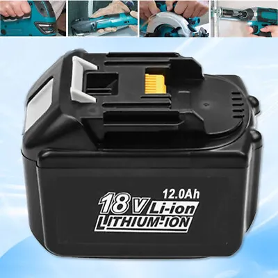 12.0Ah For Makita BL1890B 18V Lithium-Ion Battery With LED Indicator LXT BL1860B • $53.18