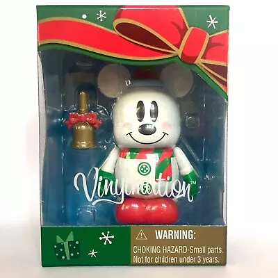 Disney Vinylmation 3  Japan Tokyo Christmas Gingerbread Mickey Mouse White 2012 • $149.99