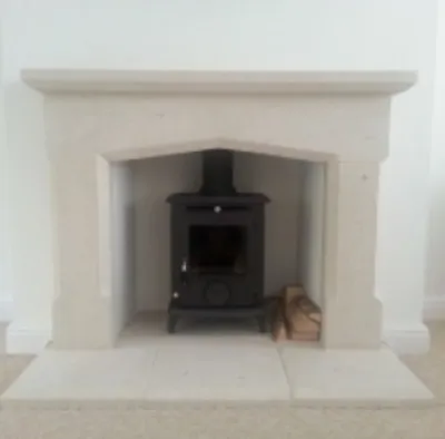 Bath Stone Natural Fireplace Surround The Moonstone With Outer Stone Hearths  • £975