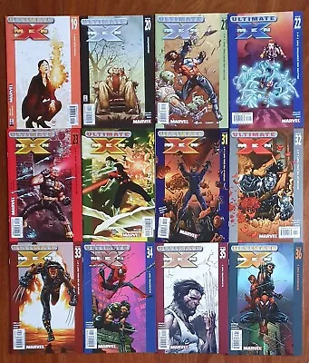 Marvel Comics Bundle-Ultimate X-Men 19-24 31-36 MillarBachalo KubertFinch • £6