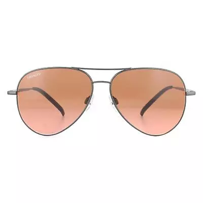 Serengeti Sunglasses Carrara 8453 Dark Gunmetal Mineral Drivers Brown Gradient • $179