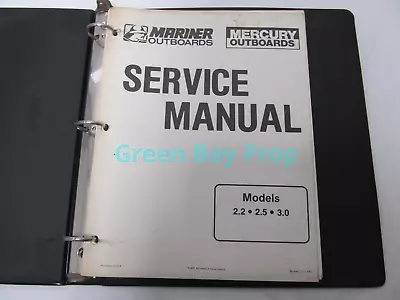 90-44477-1 690 Mercury Mariner Outboard Service Manual 2.2-3.0 HP • $21.90