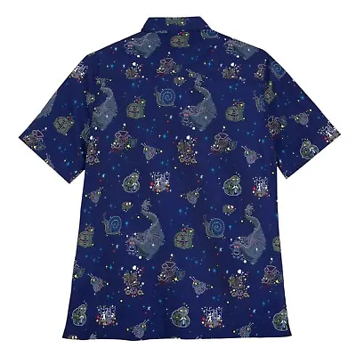 Disney Parks Main Street Electrical Parade Button Up Short Sleeve Shirt M • $32.47