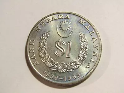 Malaysia 1969 1 $ Dollar Unc Coin • $19.99