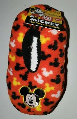 Snuggle Toes Disney Mickey Mouse Design Kids Slippers Non-slip Soles Size S/m • $7.99