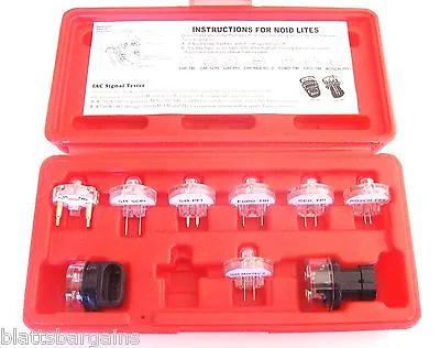 9pc ATE PRO ELECTRONIC FUEL INJECTION SIGNAL NOID LIGHT TESTER SET 31098 FORD GM • $26.99