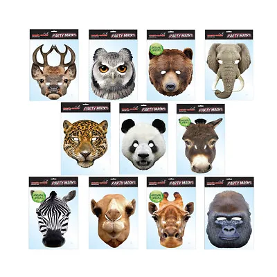 £6.96 • Buy Fancy Dress Animal Party Masks Hen Stag Fun Celebration Birthday Parties Mask