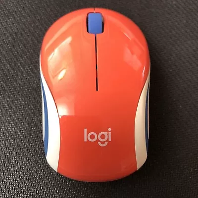 Logitech  Wireless Mini Mouse M187 Pocket Sized Portable Laptop Mouse Coral • $7.95
