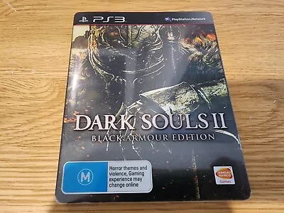 Dark Souls II Black Armour Edition PS3 PlayStation 3 Complete Used • $79