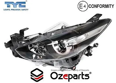 LH LHS Left Hand Head Light Lamp (Halogen Manual Adj) For Mazda 3 BN 2016~2019 • $264