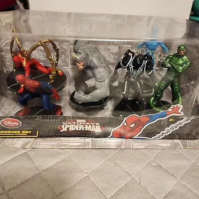 Disney Park Exclusive Posing Marvel Ultimate Spider-Man Figurine Set • $27.77