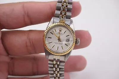 $3300 • Buy ROLEX OYSTER PERPETUAL DATEJUST 24mm Self-winding Wristwatch *Won't Tick*