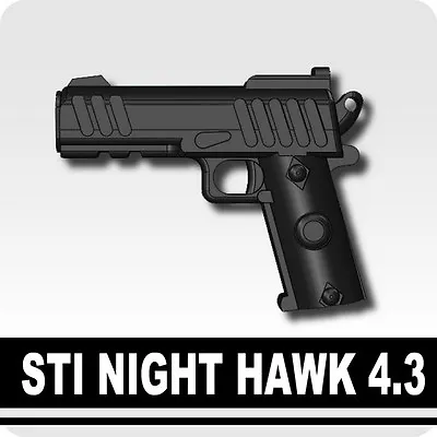 STI Pistol Compatible With Toy Brick Minifigures Army Night Hawk SWAT • $1.67