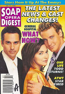 Soap Opera Digest Magazine July 2 1996 Vanessa Marcil Ingo Rademacher  • $20