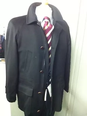 New Emilio Visconti Mens3/4Coat With TagSize40 USAColor Dk.Navy.Made In Italy. • $459
