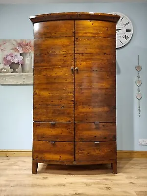 Large Rustic Wardrobe Armoire Linen Cupboard Press Bahama Collection • £499
