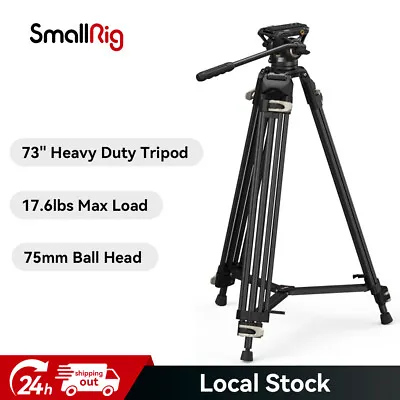 SmallRig Video Tripod System 73  Heavy Duty Tripod With 360 Degree Fluid Head • $230