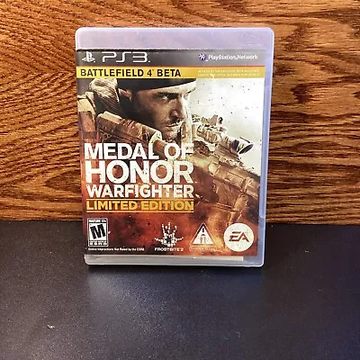 PS3 Medal Of Honor Warfighter Limited Edition • $4.99