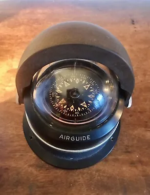 Vintage AIRGUIDE MOBILE COMPASS 1940 Boat Marine Car Auto HOT ROD ACCESORY • $125