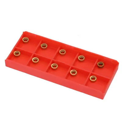 10x RCMT0602 Carbide Inserts For Lathe Turning Tool Holder Grooving Cut-Off Tool • £9.97