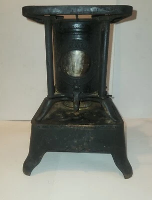$40 • Buy  SILVER  OIL STOVE Cast Iron Sad Iron Heater, Camping.
