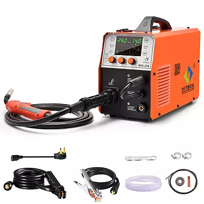 HITBOX 4 In 1 MIG Welder Aluminum 250Amp Lift TIG ARC 110V 220V Welding Machine • $239