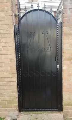 Metal Gate / Wrought Iron Gate / Gate. Metal Garden Side Gate Design Gate • £560