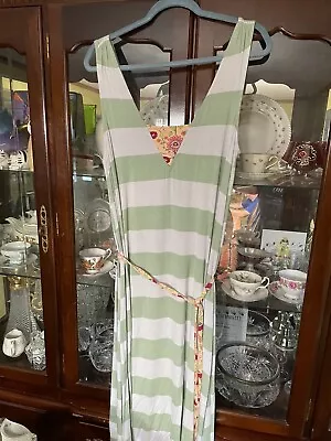 Matilda Jane SEASIDE AFTERNOON MAXI Dress SZ Large Striped Knit Beach Dress NWT • $24.99