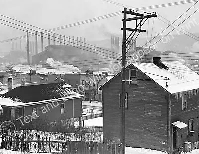 1940 Houses And Steel Mills Midland Pennsylvania Old Photo 8.5  X 11  Reprint • $14.84