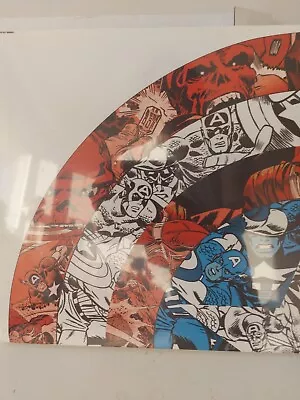 Marvel Captain America Vs Red Skull Canvas Print 12  X 12  Sealed • £7.99