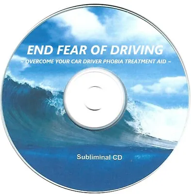 END FEAR OF DRIVING ~ OVERCOME CAR DRIVER PHOBIA TREATMENT AID ~ Subliminal CD • $12.75