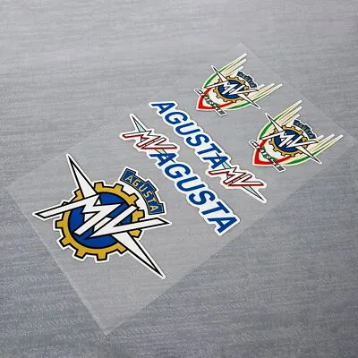 Reflective Motorcycle Stickers Bike Helmet Decals For MV Agusta Vintage Racing • $10