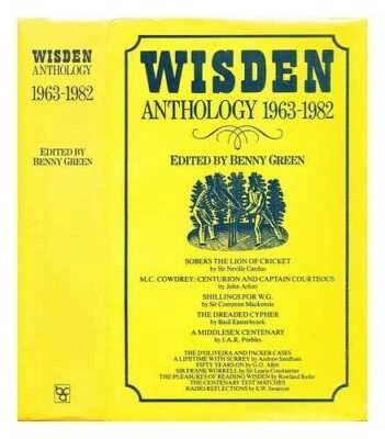 £47.39 • Buy Wisden Anthology 1963-1982